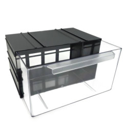 Szafka plastik PX1  1 Szufladka przezroczysta, Organizer-Narzędzia Warsztatowe i Wyposażenie