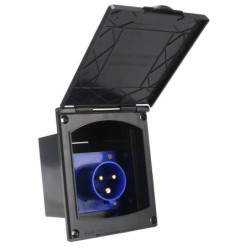 Gniazdo CEE kampera łodzi czarne przyłącze elektryczne 16A-Motoryzacja