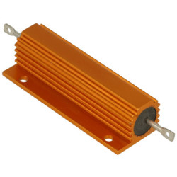 AX100WR 8R0 Drutowy z radiatorem Rezystor 100W, 8 Ohm, przykręcany-Podzespoły Elektroniczne