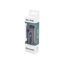 Słuchawki douszne B-100 Black czarne  plecionka-Naglosnienie i Estrada