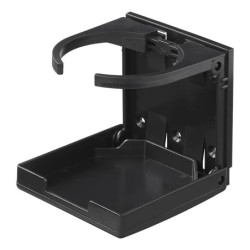 Uchwyt na napoje kubek puszkę Składany regulowany, Czarny-Motoryzacja