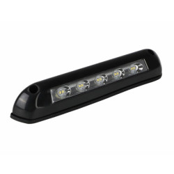 Lampa LED do kampera zewnętrzna 8W czarna 3000K 12V/24V hermetyczna-Motoryzacja