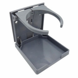 Uchwyt na napoje kubek puszkę Składany przykręcany szary-Motoryzacja