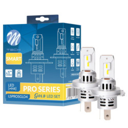 Żarówka H4 LED Zestaw, 4000K M-Tech Gold Series-Oświetlenie