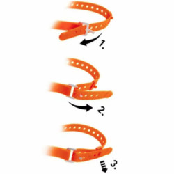 Pasek elastyczny mocujący 45cm 2szt zestaw orange uniwersalny-Motoryzacja