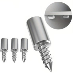 Wkręt samogwintujący do półek zestaw 4szt z gumką, wkręcana podórka wspornik-Narzędzia Warsztatowe i Wyposażenie