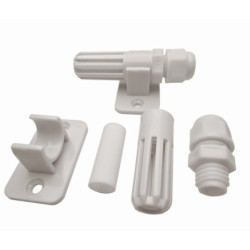 Obudowa czujnika temperatury i wilgotności, 13x53mm + Uchwyt-Sterowniki i Czujniki Przemysłowe