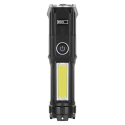 Latarka ręczna LED + COB z akum 1200mAh 110lm   EMOS-Oświetlenie