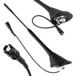 Antena sam. dachowa RAKU-II do VW, maszt 25.4cm kabel-20cm-CAR AUDIO-VIDEO