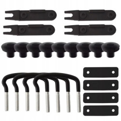 Obejmy cybanty do boxów dachowych zestaw 4szt mocowanie-Motoryzacja