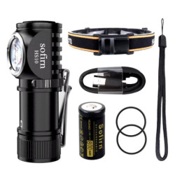 Latarka HS10 SOFIRN czołowa mini PROFESSIONAL LH351D USB-C 1100lm