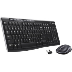 Klawiatura + mysz LOGITECH|MK270 bezprzewodowa-Komputery i Tablety