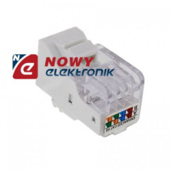 Gniazdo komp. kat. 5e z obudową Keystone samozatrzaskowe RJ45 LAN-Elektryka