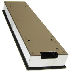 Panel CP-2533NR-040 INOX wąski z czytn RFID cyfrowy sys. domof.LASKOMEX-Domofony