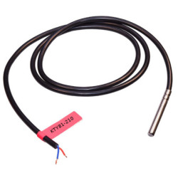 Czujnik Temperatury KTY81-210 1m 6x50mm Przewód PVC 1m-Sterowniki i Czujniki Przemysłowe