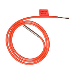 Czujnik Temperatury PT100 5m Przewód Silikonowy 5m IP65-Sterowniki i Czujniki Przemysłowe