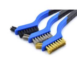 Pędzel-szczotka EDS  180mm 3 Szt Czyściki druciane np do płytek druk.-Narzędzia Warsztatowe i Wyposażenie
