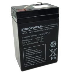 Akumulator 6V-4,5Ah EP EUROPOWER JAPAN TECH.-Akumulatory i Ładowarki