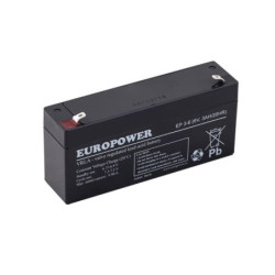 Akumulator 6V-3Ah      EUROPOWER JAPAN TECH.-Akumulatory i Ładowarki