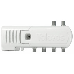 Wzmacniacz antenowy 1/4 + TV TELEVES 552320, Filtr LTE/5G-RTV SAT DVB-T