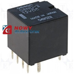 Przekaźnik G8ND-2U-12DC OMRON ORYGINAŁ JAPAN podwójny hamulec-Podzespoły Elektroniczne