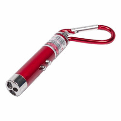 Latarka Mini LED/UV/Laser Aluminiowa kieszonkowa-Oświetlenie
