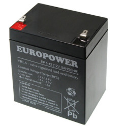 Akumulator 12V-5Ah EP  EUROPOWER JAPAN TECH.-Akumulatory i Ładowarki