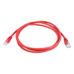 Kabel LAN Kat.5 UTP 3m Czerwony-Kable i Przyłącza RTV i PC