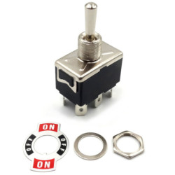 Przełącznik KN3C-203PA On-Off-On 6Pin/3poz. Konektory-Podzespoły Elektroniczne