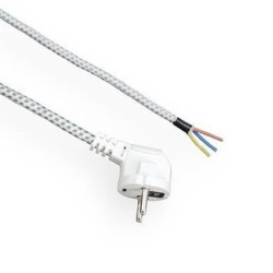 Kabel zasil. sieciowy 1,8m grzej w oplocie do mi.in.żelazek-Elektryka