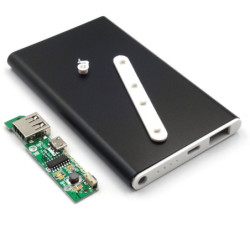 Obudowa POWERBANK 110x68mm czar. li-Poly 5V/1A Ładowarka-Akumulatory i Ładowarki