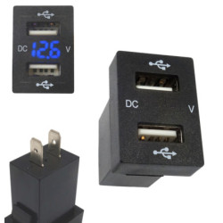 Ładowarka USB 12-24V /5V 3.1A BLUE +VOLTOMIERZ-Zasilacze i Transformatory