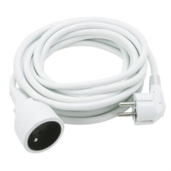 Przedłużacz 1Gn 4m Z/U Biały PS-104 ELGOTECH Z uziemieniem-Elektryka