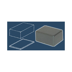 KM1BK Obudowa Czarna 43x32x22 ABS-Obudowy i Elementy Montażowe