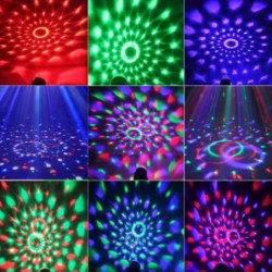 Efekt Projektor LED Disco RGB 3x1W 230V-Efekty Dyskotekowe