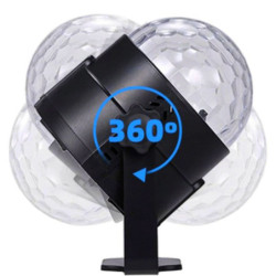 Efekt Projektor LED Disco RGB 3x1W 230V-Efekty Dyskotekowe