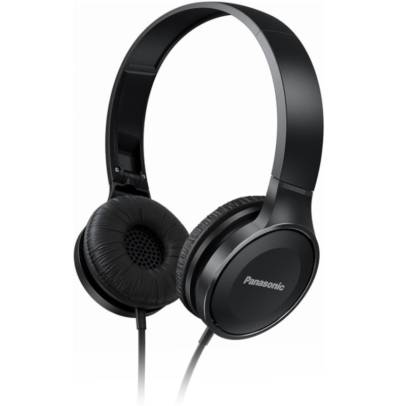 Słuchawki Panasonic RP-HF100ME-K Nauszne, Czarne, Jack 3,5-Naglosnienie i Estrada