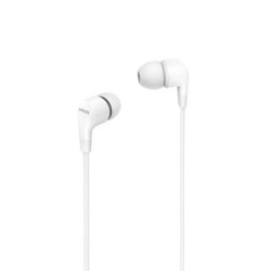 Słuchawki Douszne Philips Białe TAE1105WT Jack 3,5-Naglosnienie i Estrada