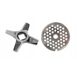 Nożyk + Sitko Maszynki Zelmer NR 5/Fi 4, Do Mielenia, Oryginał-AGD i Podzespoły