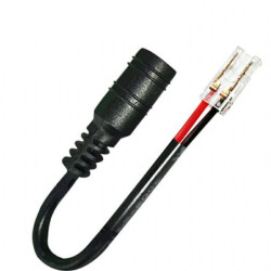 Złączka LED 8mm z gniazdem DC 5,5/2,1 Klips do Taśmy LED COB-Oświetlenie
