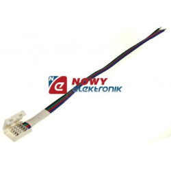 Złączka LED 10mm RGB jednostron. na kablu samozaciskowa do taśm LED-Oświetlenie