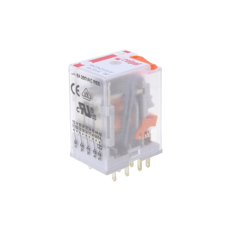 Przekaźnik R4N-2014-23-5230-WTL AC R4N 230V 4styki przeł.Relpol-Podzespoły Elektroniczne