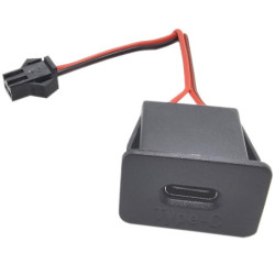 Gniazdo USB-C do obudowy Zatrzask, Przewód 10cm-Podzespoły Elektroniczne