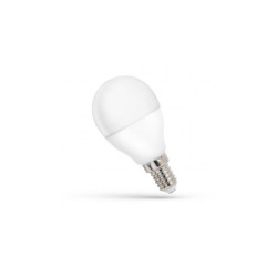 Żarówka E14 LED 8W NW Kulka   SP Spectrum, Biała Neutra Neutralna-Oświetlenie