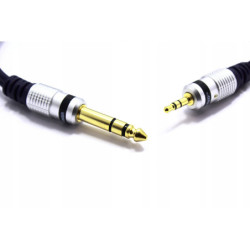 Kabel Jack 3,5/6,3 Wtyk-Wt 1,5m Stereo MK68 Vitalco-Kable i Przyłącza RTV i PC