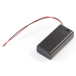 Koszyk baterii R6x2 Pojemnik z wyłącznikiem-Baterie