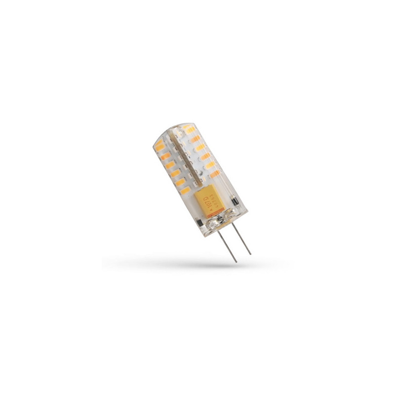 Żarówka LED G4 2W 12V CW Spectrum, Biała zimna, silikon-Oświetlenie
