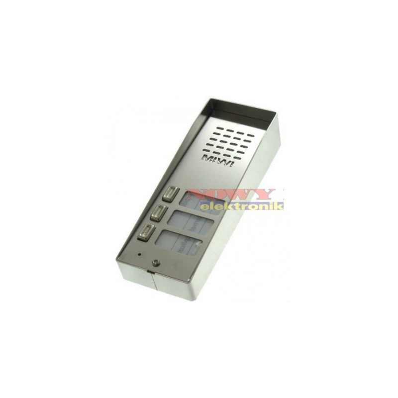 Panel 5025/3D z 3 przyc.+ daszek MIWUS (525/3D) Miwi Urmet-Domofony
