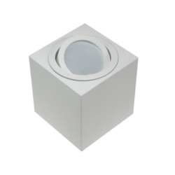 Oprawa sufitowa FEBE White kwad. ruchoma kwadratowa aluminium 80x84mm-Oświetlenie