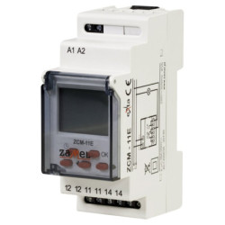Programator czasowy 7dn. ZCM-11E DIN 1-kan cyfrowy ECONO ZAMEL tygodniowy-Dom i Ogród